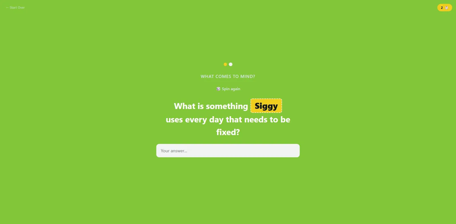Idea Spinner